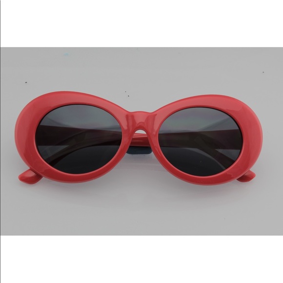 Retro Oval Sunglasses Tapered Arms round lenses - Picture 7 of 7